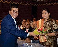 Sakhashree Neetaji honoured as Chief Guest at Maharaja Agrasena Jayanti Mahotsava 2018.