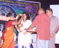 Sakhashree was honoured with the Jyotisha Vaghdevi title by International Astrological Association.