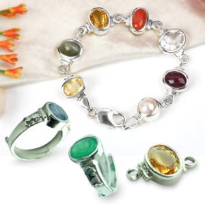 RRST Gemstone bracelets and rings