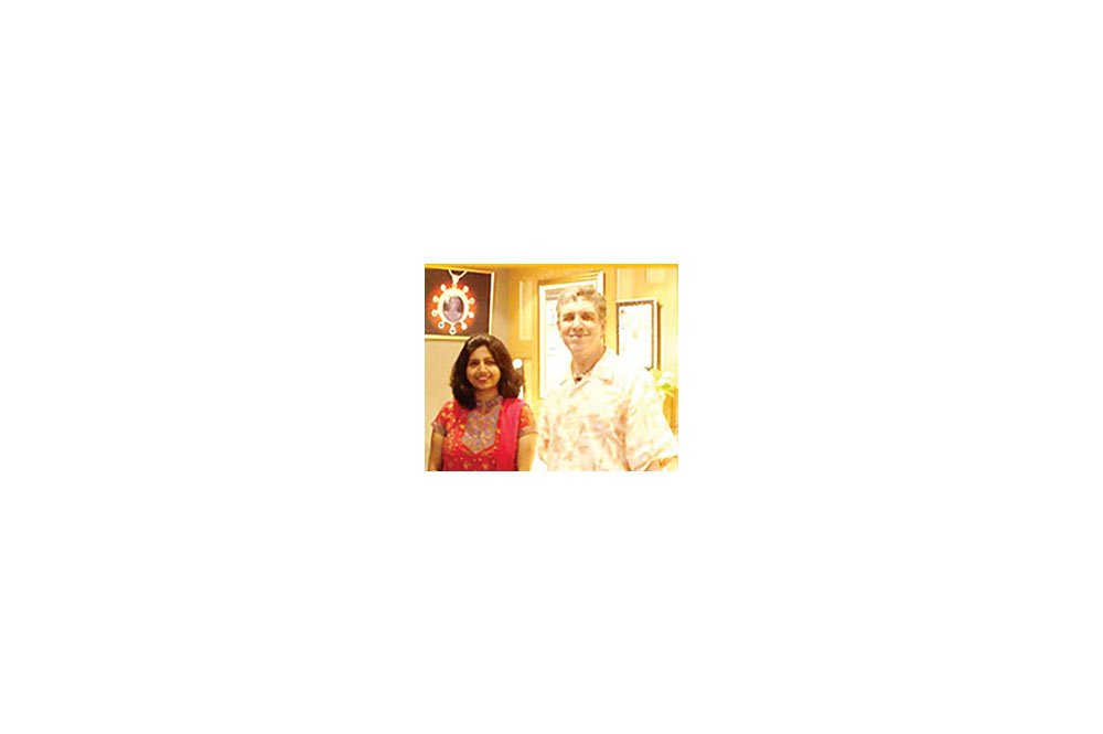 Sakhashree Neetaji with Richard Shaw Brown.