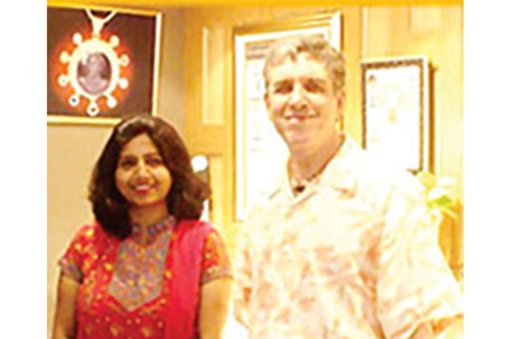 Sakhashree Neetaji with Richard Shaw Brown.